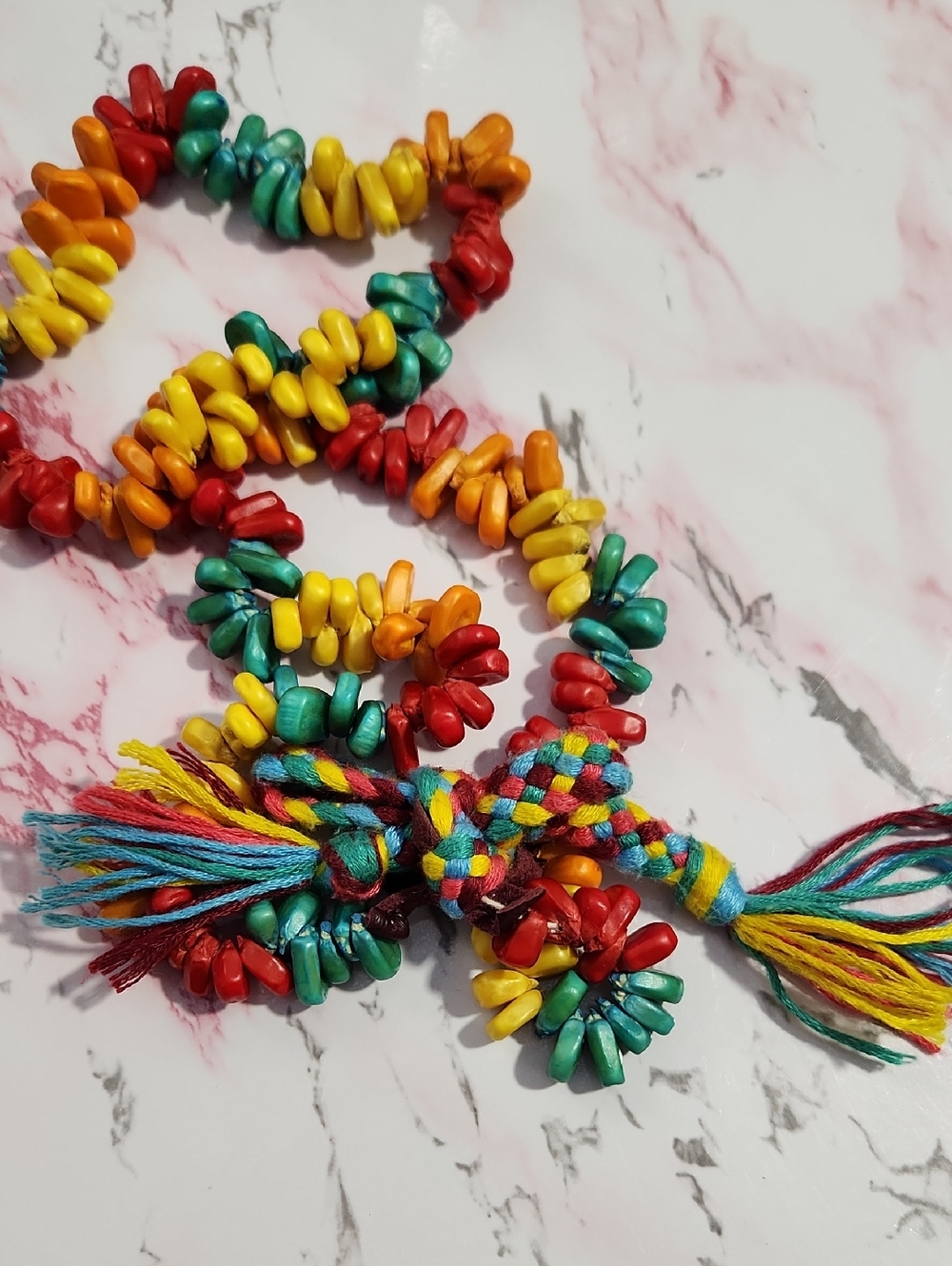 Rainbow Corn Traditional Necklace Native American